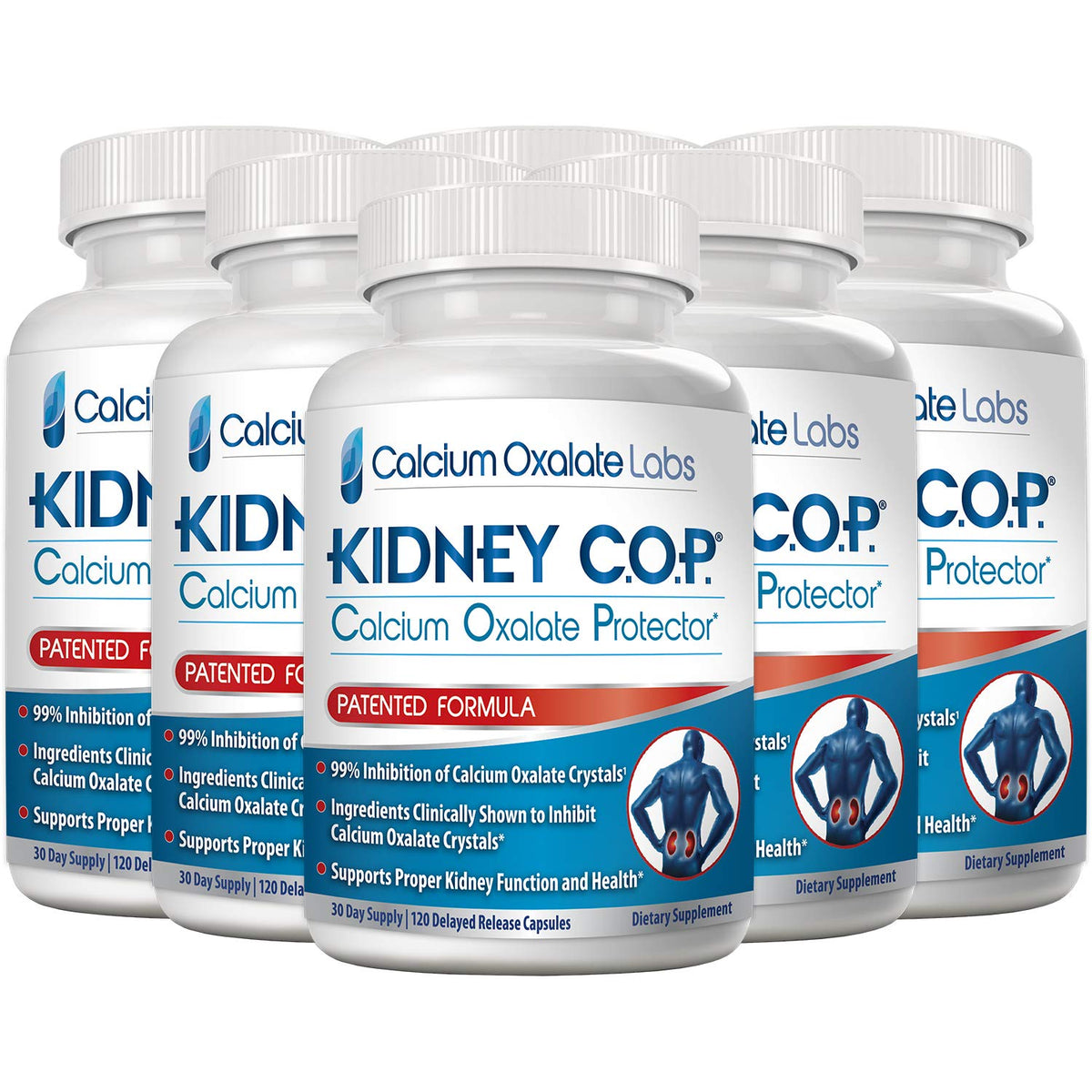 KIDNEY C.O.P. Calcium Oxalate Protector bottle shows packaging for daily kidney support
