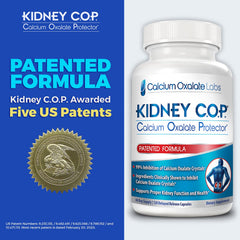KIDNEY C.O.P. Calcium Oxalate Protector box view signals trusted packaging and complete ingredients.