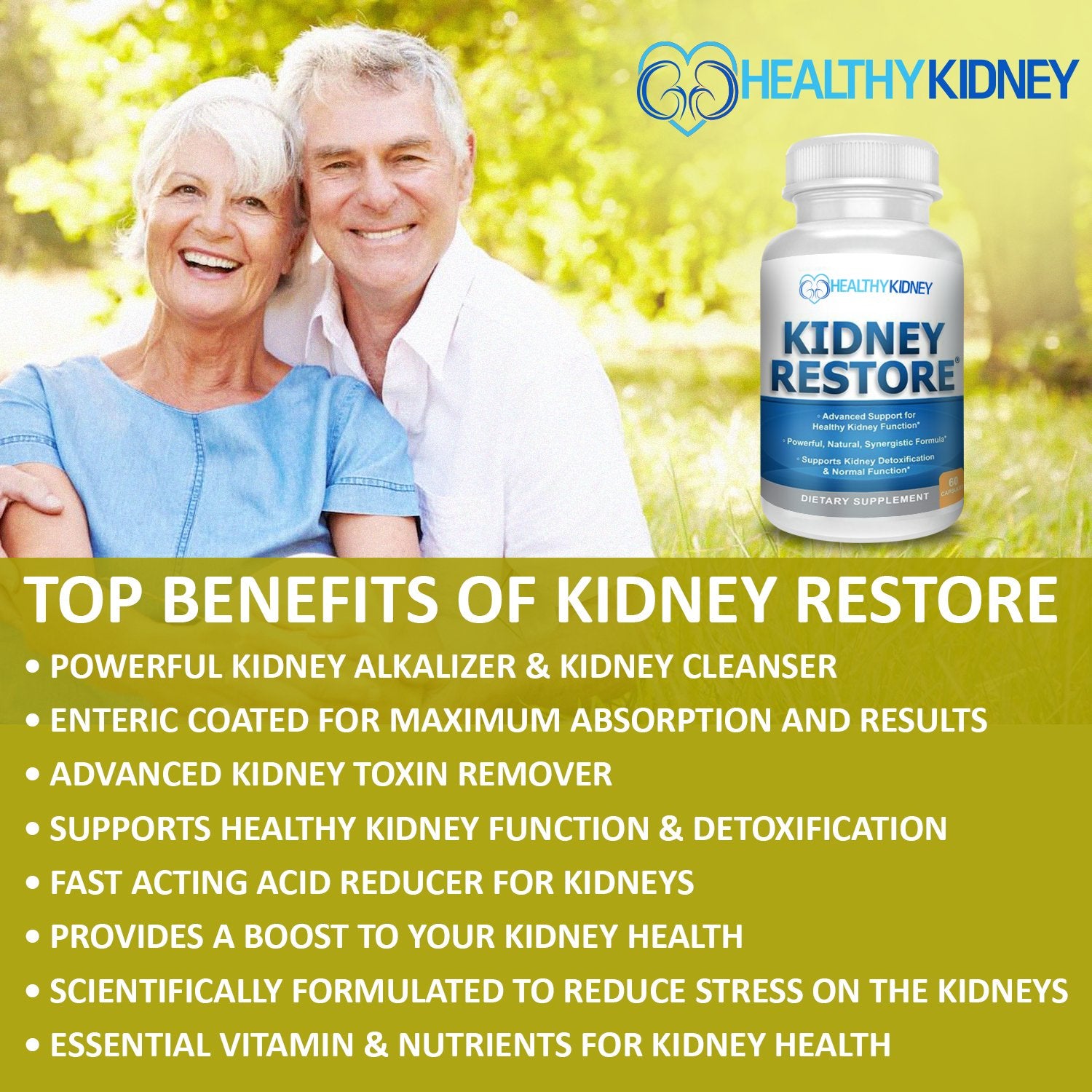 Opening Kidney-D bottle reveals compact vitamin capsules.