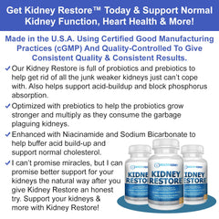 Kidney-D capsules close-up featuring vitamins C, K2 and minerals.