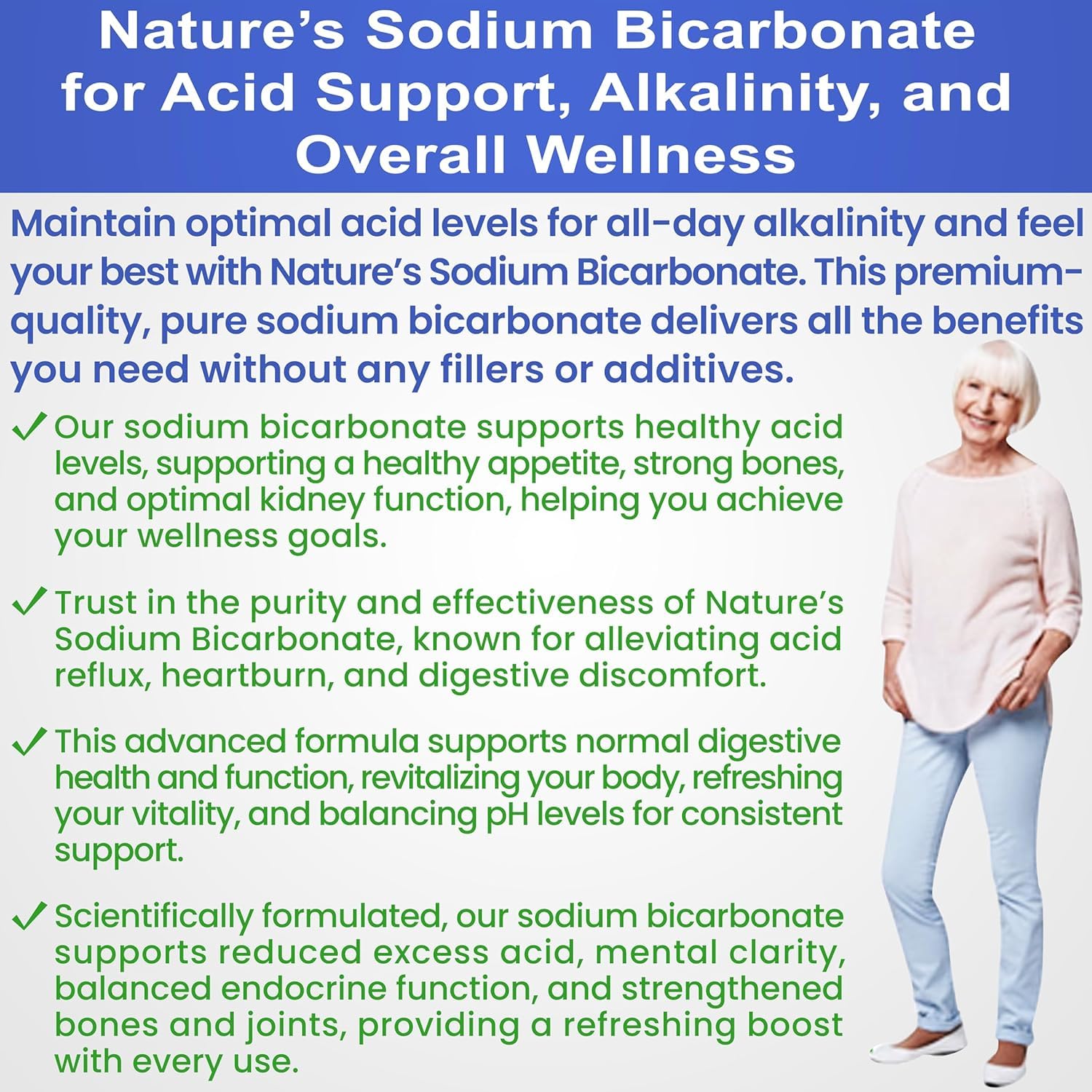 600 mg serving label on Kidney Restore package aids daily alkalinity planning.
