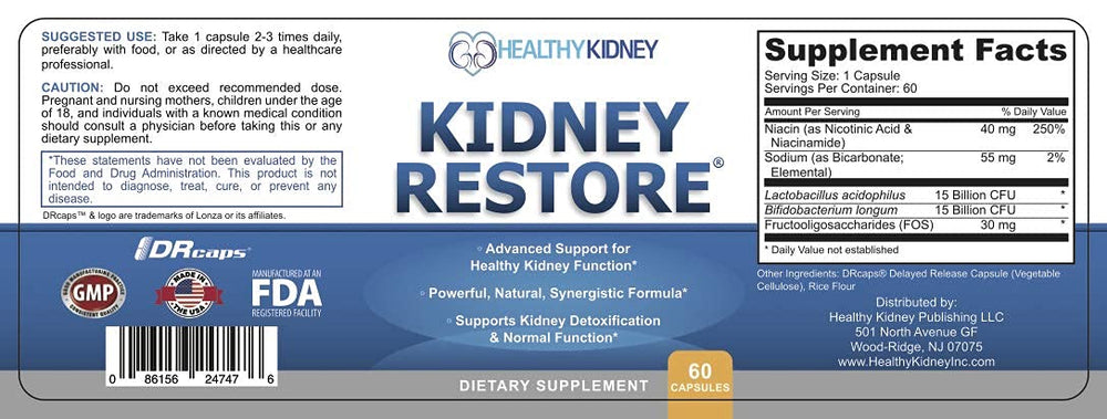 Kidney Restore eBook cover for kidney clean-up guidance