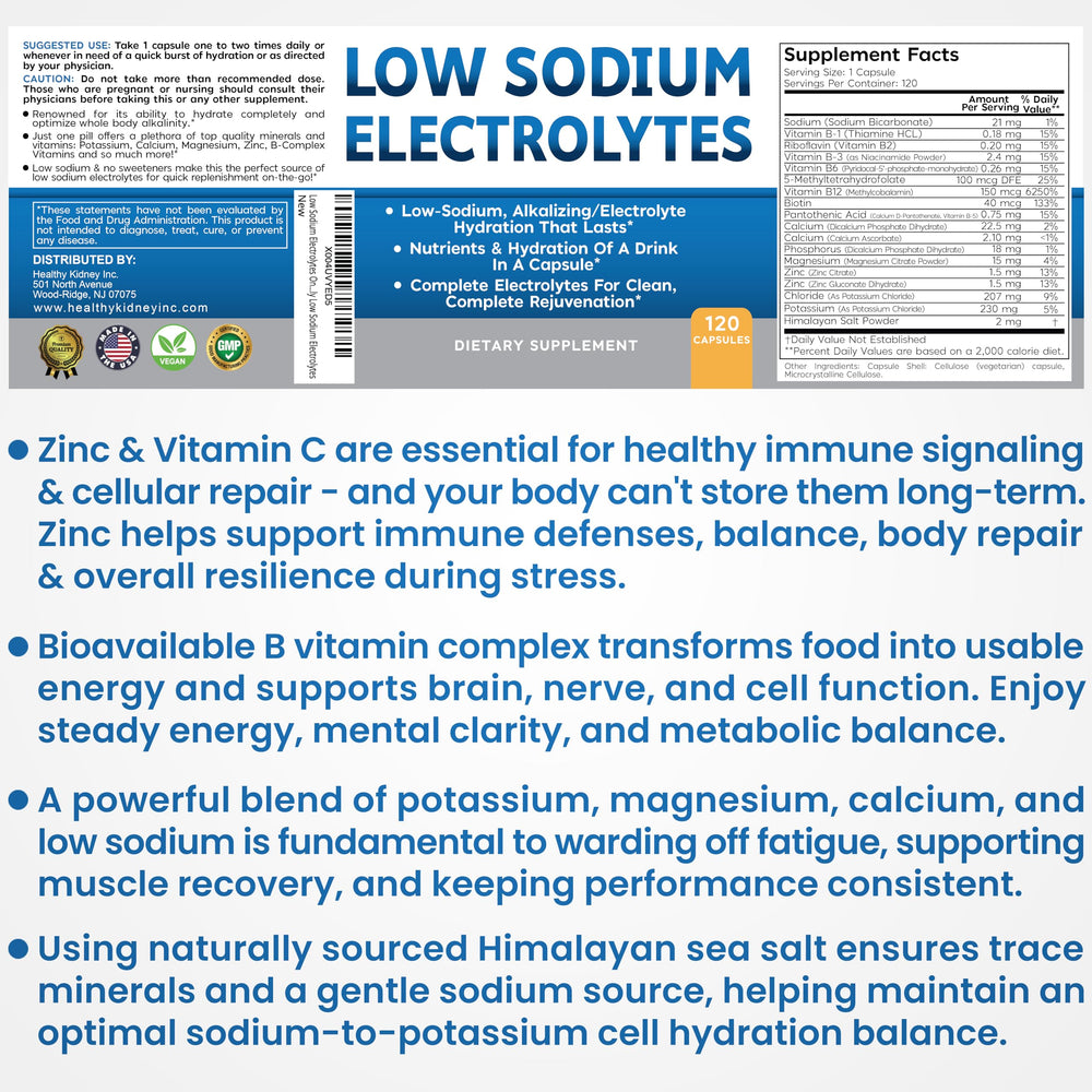 Kidney Restore electrolytes tablet pack ideal for post-workout recovery without sugar.