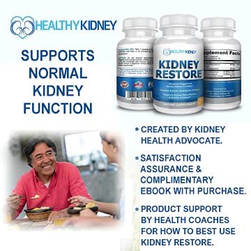 Kidney Restore health coach support graphic emphasizing expert guidance
