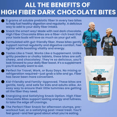 Kidney Restore high fiber bites nutrition panel close-up showing fiber content.