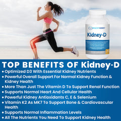 Bundle box of Kidney Restore and Kidney-D on a clean countertop.