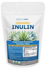 Kidney Restore Organic Inulin Powder in a jar for convenient daily fiber support.