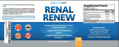Kidney Restore Renal Renew packaging box shot for convenient on-the-go care.