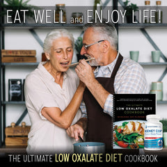 KIDNEY C.O.P. starter pack showing 120 capsules and cookbook