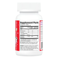 KidStar BioFe Pure Iron Chewables close-up of grape tablets for kids.