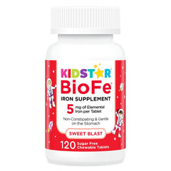 KidStar Nutrients BioFe Pure Iron chews packaging for daily use