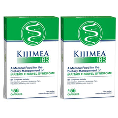 Kijimea IBS bottle label featuring the B. bifidum MIMBb75 strain for IBS dietary management.