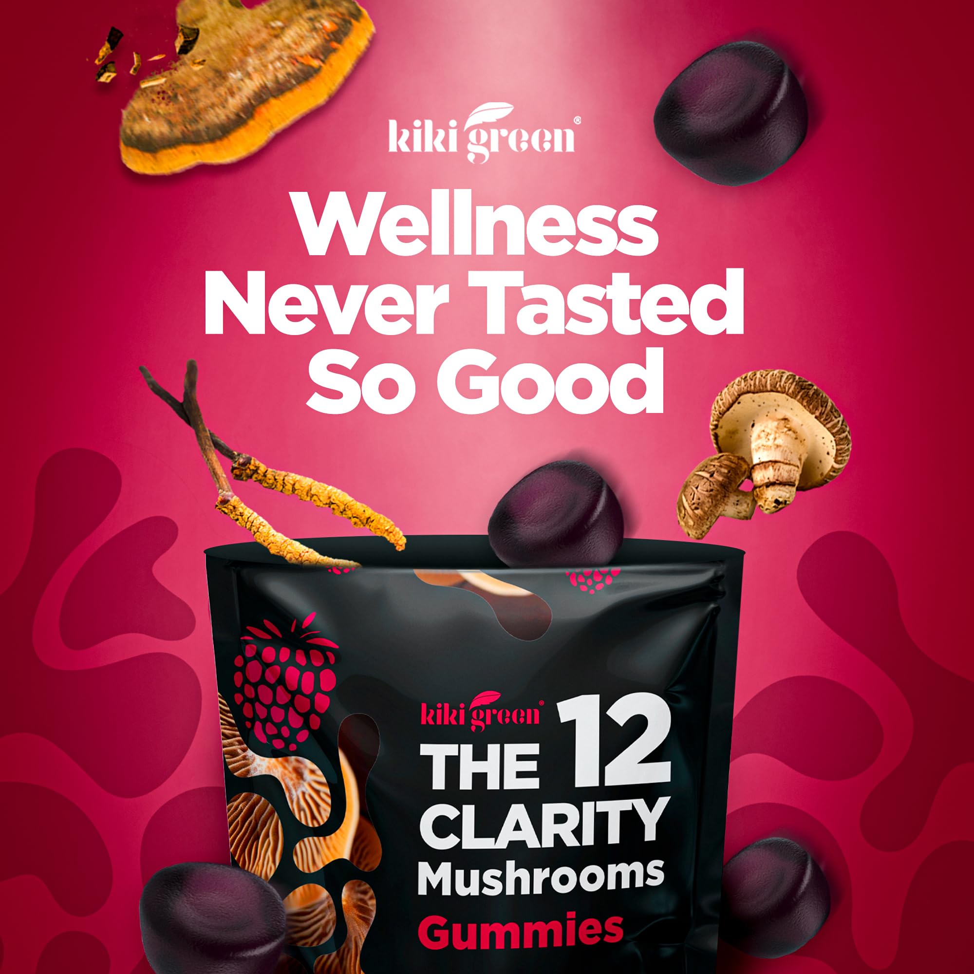 KIKI Green on-the-go wellness pack for busy daily routines.