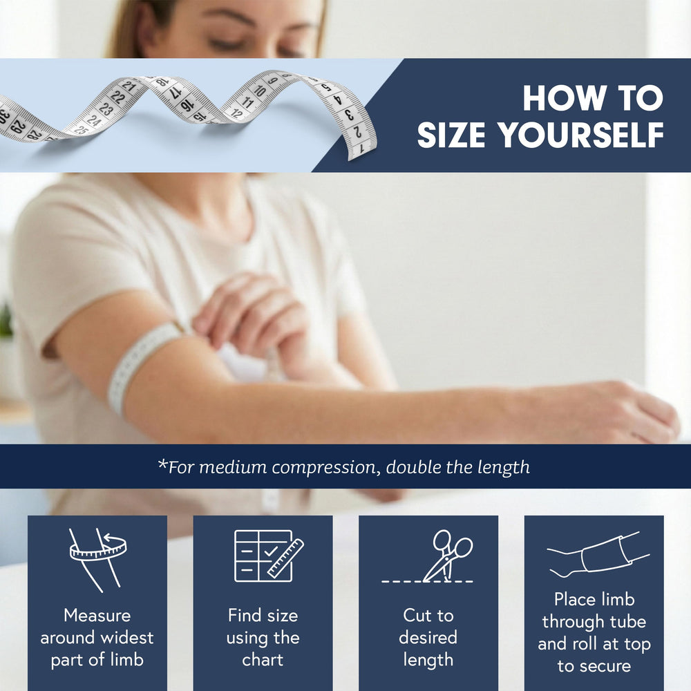 KinGrip sizing guide showing how to measure for proper fit