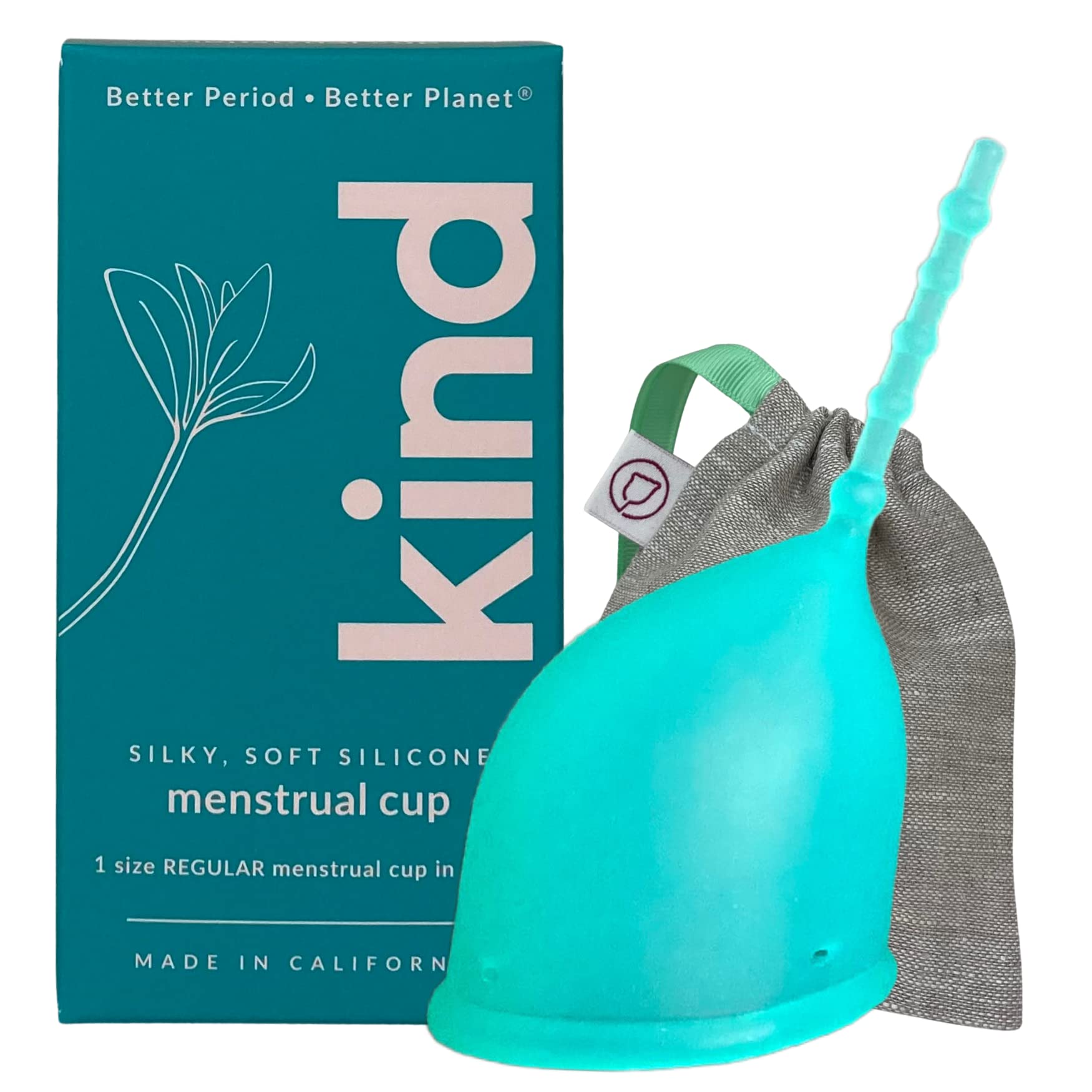 Kind Cup ergonomic shape provides comfortable wear and secure fit