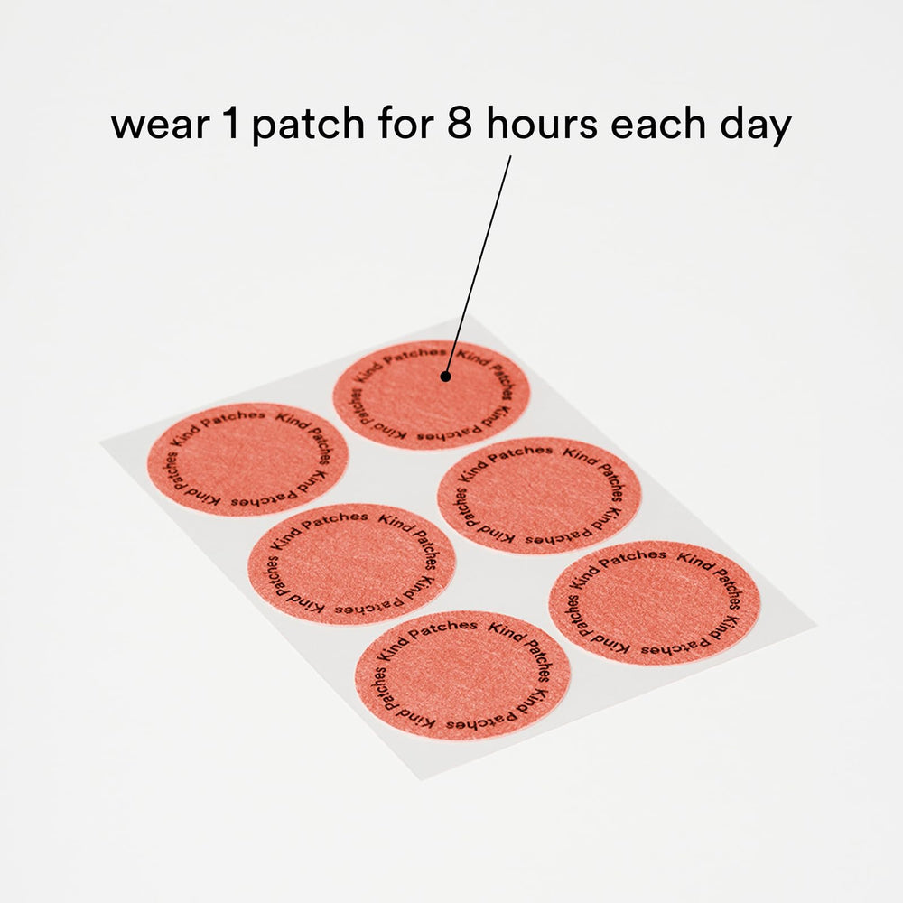 Kind Patches pomegranate extract patch on skin for natural balance