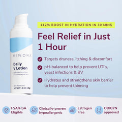 Kindra Daily V bottle pump for controlled dispensing