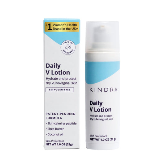 Kindra Daily V bottle top for easy, precise application