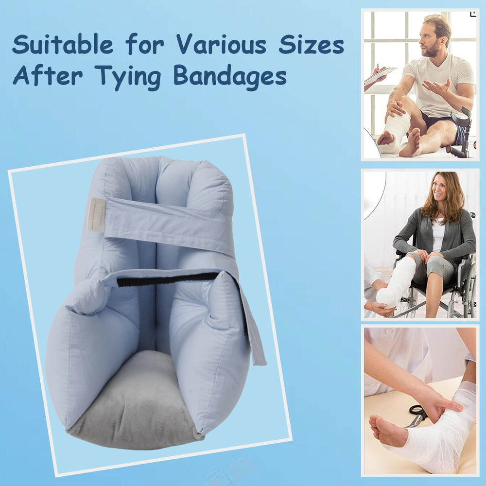 King Mills full-foot coverage demonstrating ankle protection for bedridden users
