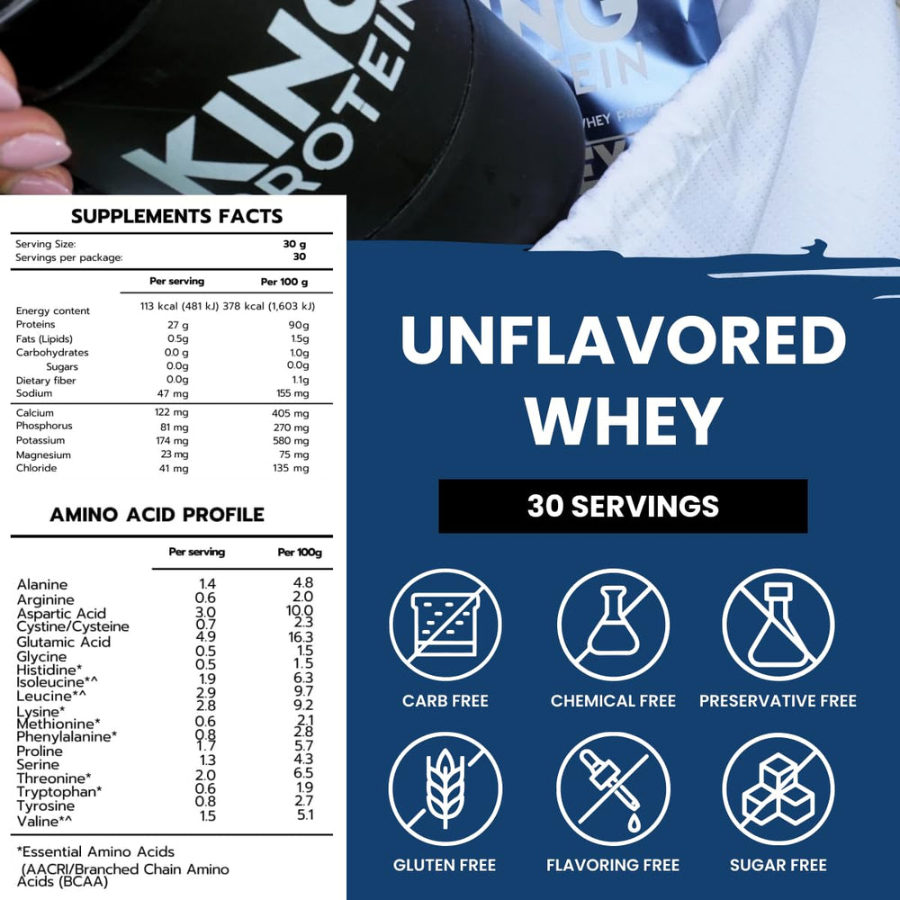 KING Protein Pre- and post-workout use supporting steady energy during sessions