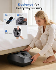 King Relax Shiatsu foot massager washable liners simplify hygiene