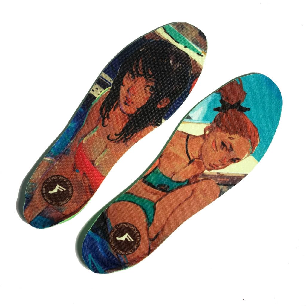 Kingfoam Elite FP insoles designed for USA size small fit versatile footwear.