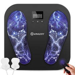 KINGJOY foot massager with dual TENS and EMS for neuropathy relief