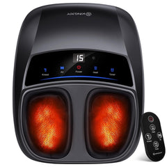 Kingjoy Foot Massager with Heat, front view, for soothing relief at home.