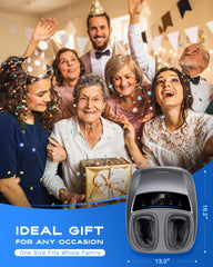 Kingjoy foot massager in cozy home setting demonstrates simple relaxation after day.