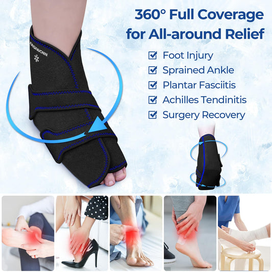 KingPavonini ankle wrap with Velcro fasteners provides easy, secure, adjustable fit.