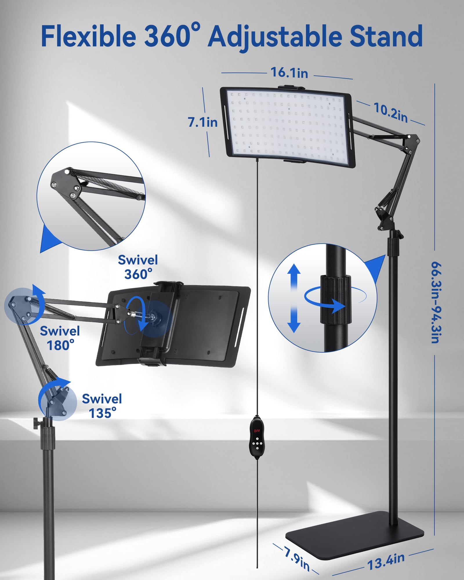 KingPavonini five-intensity levels with auto timer for convenient scheduling.