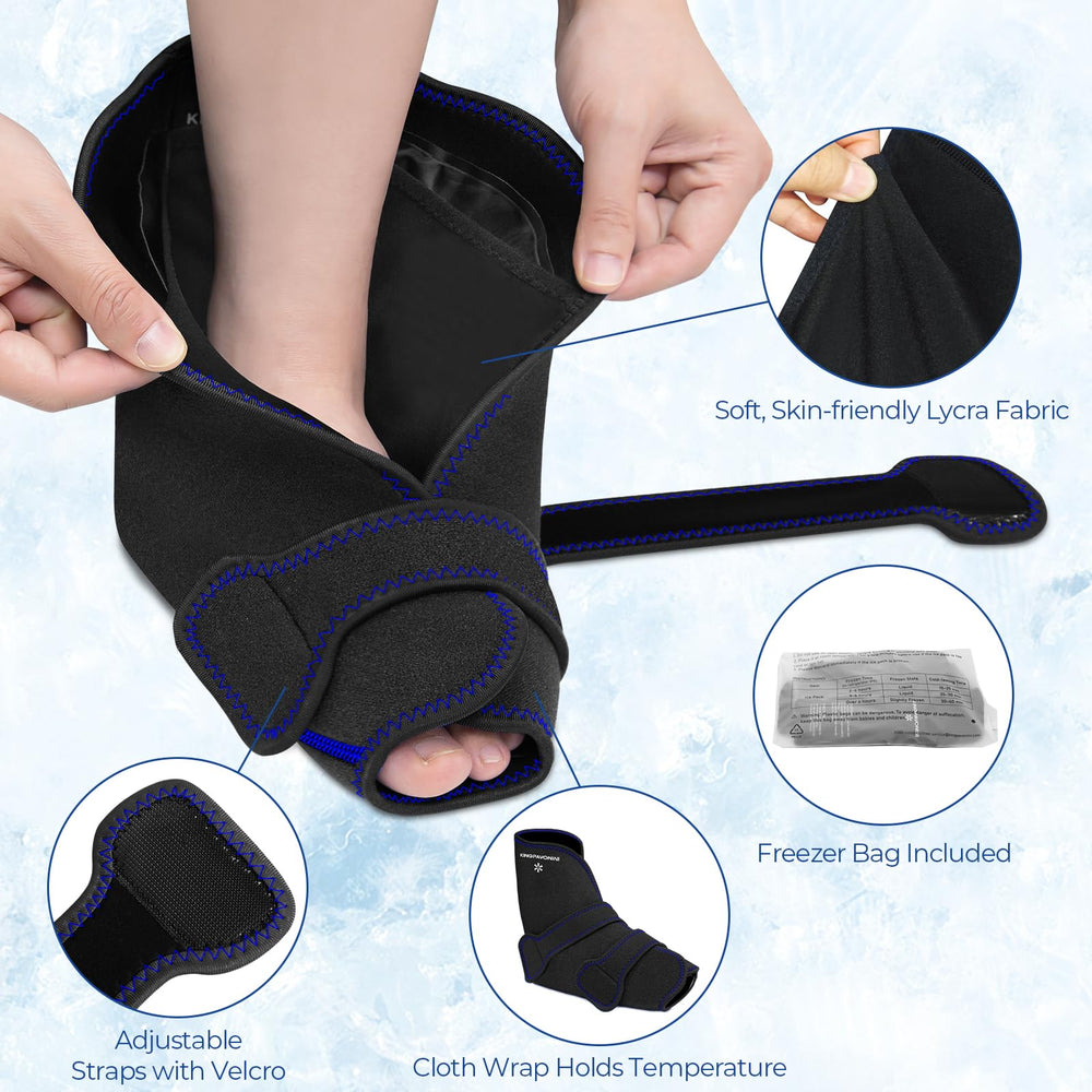 KingPavonini hot and cold gel packs offer versatile relief.