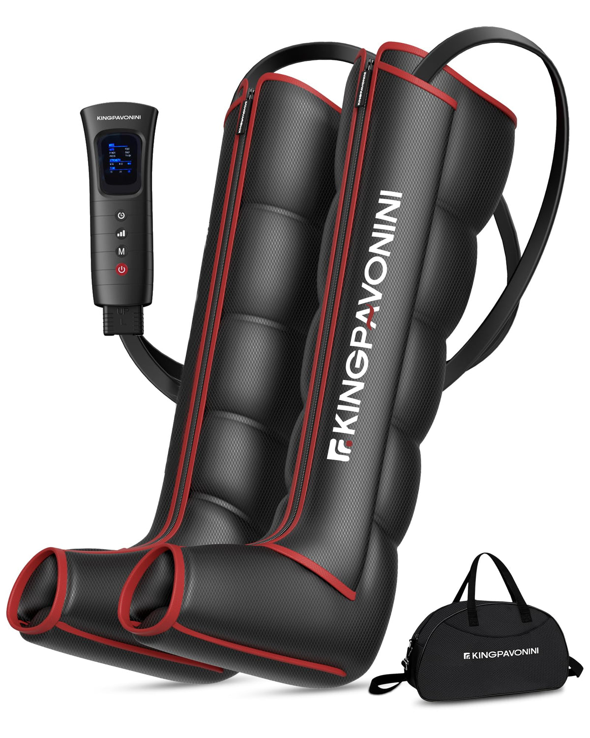 KingPavonini leg massager with full-leg wrap for comprehensive circulation relief