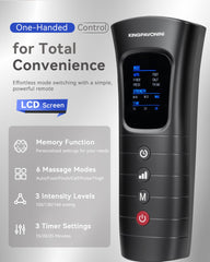 KingPavonini leg massager portable with carrying bag for travel
