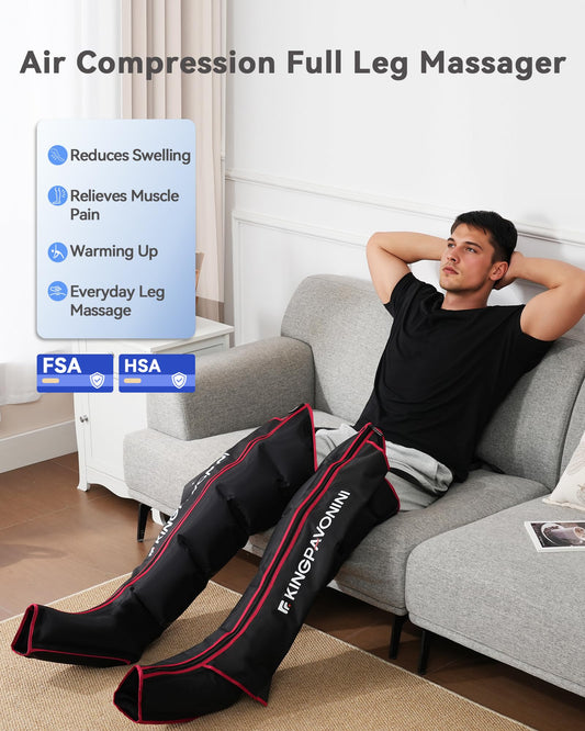 KingPavonini leg massager offers six modes for tailored leg relief