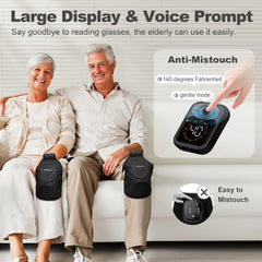 KingPavonini oversized display with voice prompts simplifies control