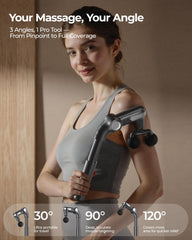 KingPavonini three-angle head allows targeted pressure and broad relief.