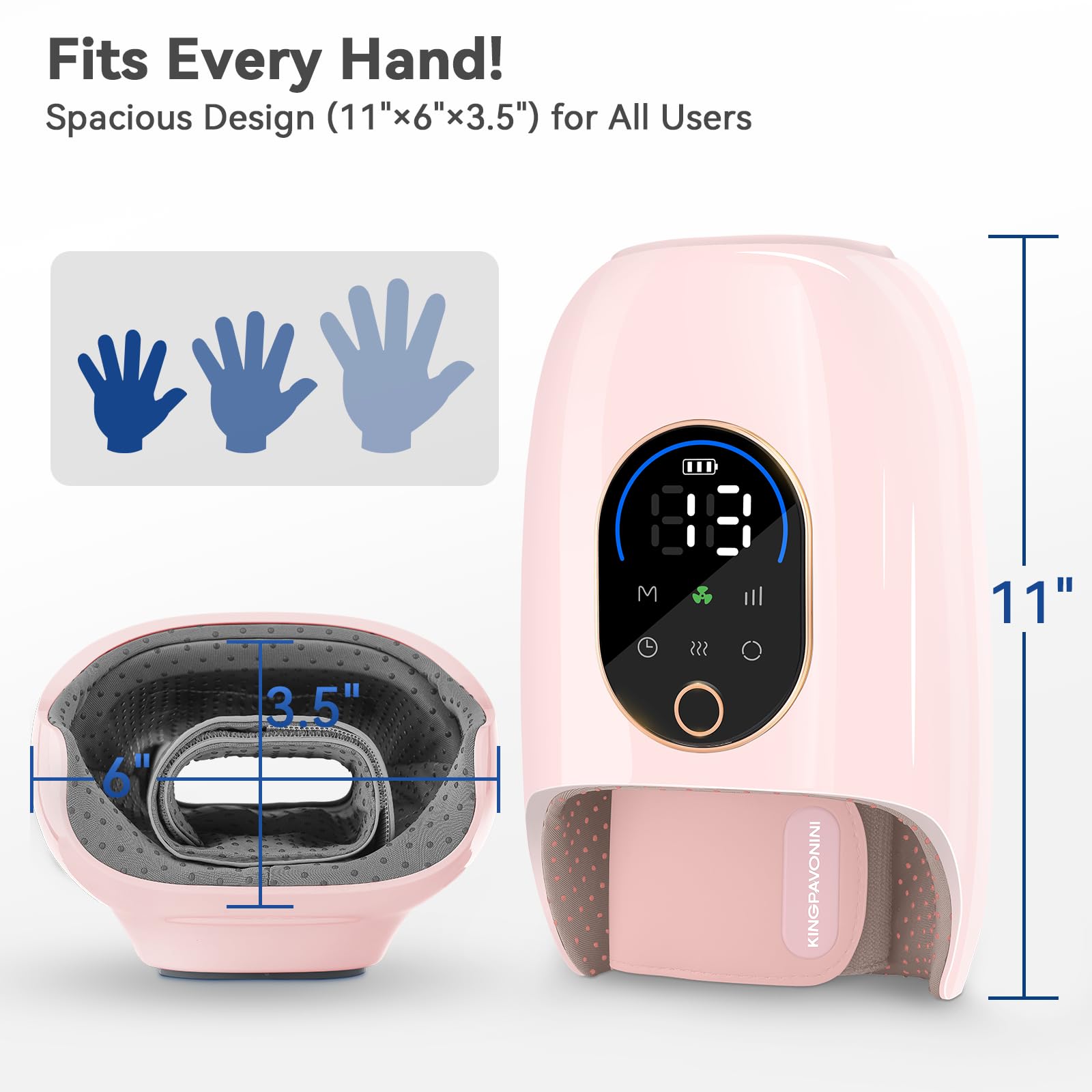 KingPavonini touchscreen interface provides quick, easy control