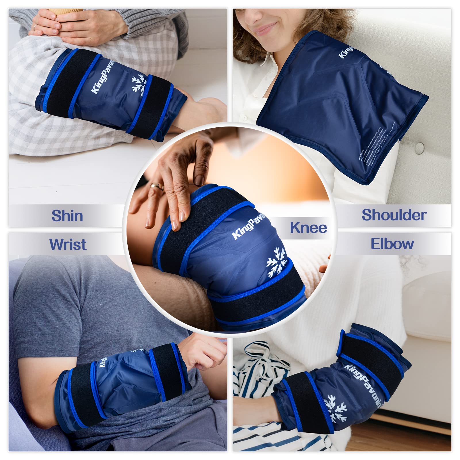 KingPavonini reusable pack works on elbows, wrists, shoulders and more.