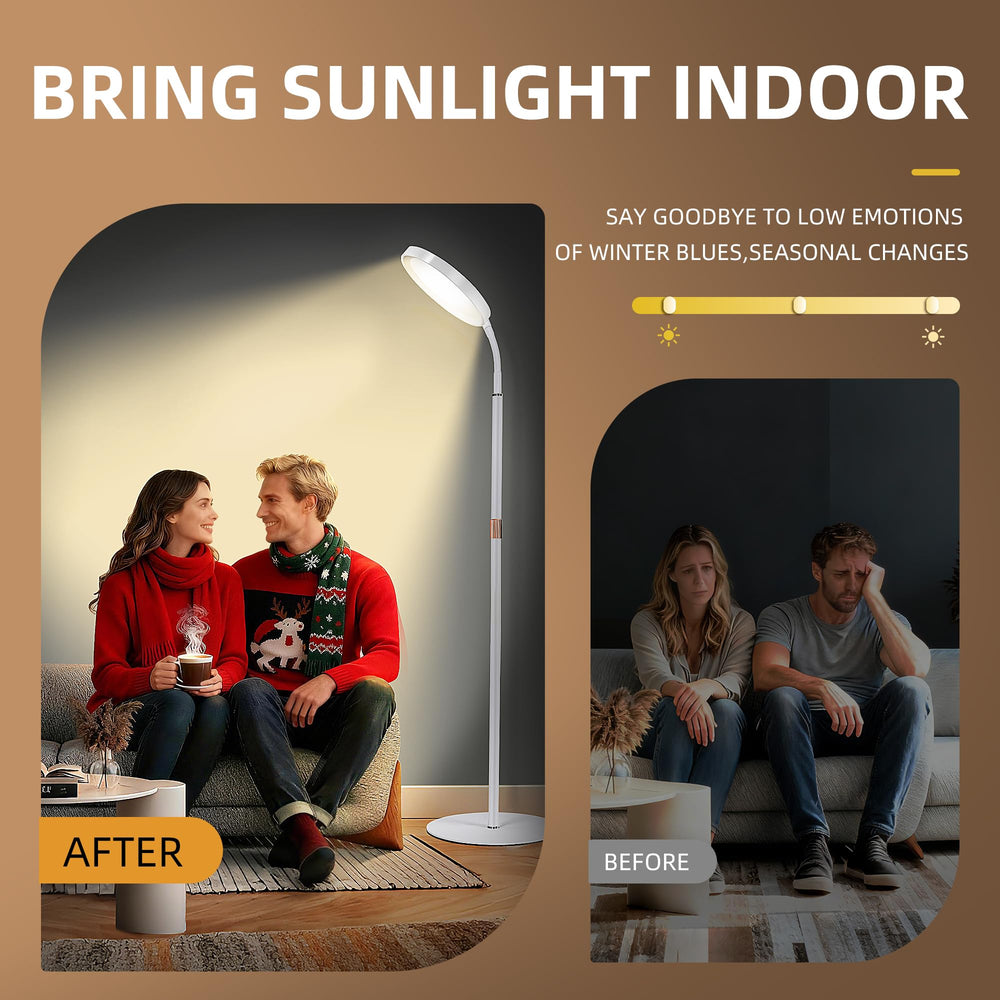 KingSom lamp offers 3000K, 4000K, and 6000K temperatures for versatile lighting.