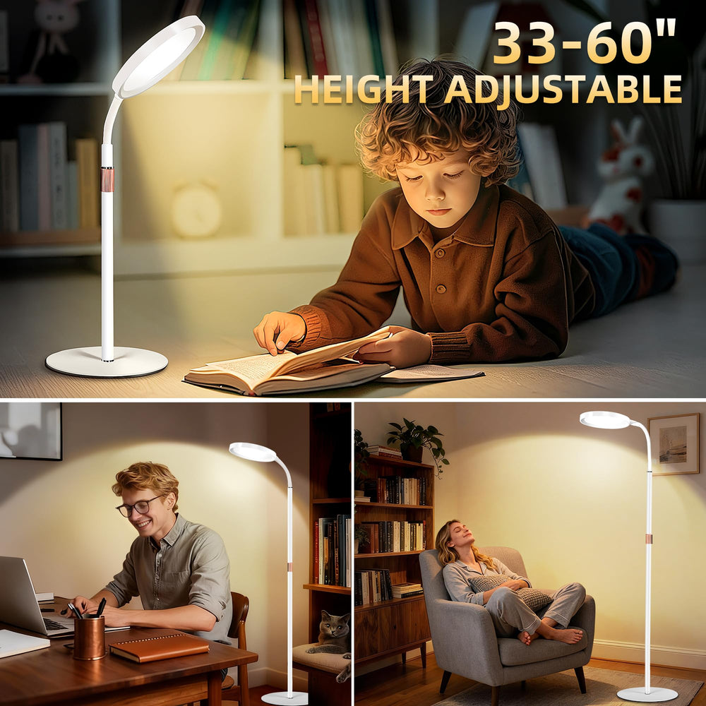 KingSom floor lamp base provides stable support in living or office spaces.