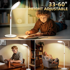 KingSom floor lamp base provides stable support in living or office spaces.