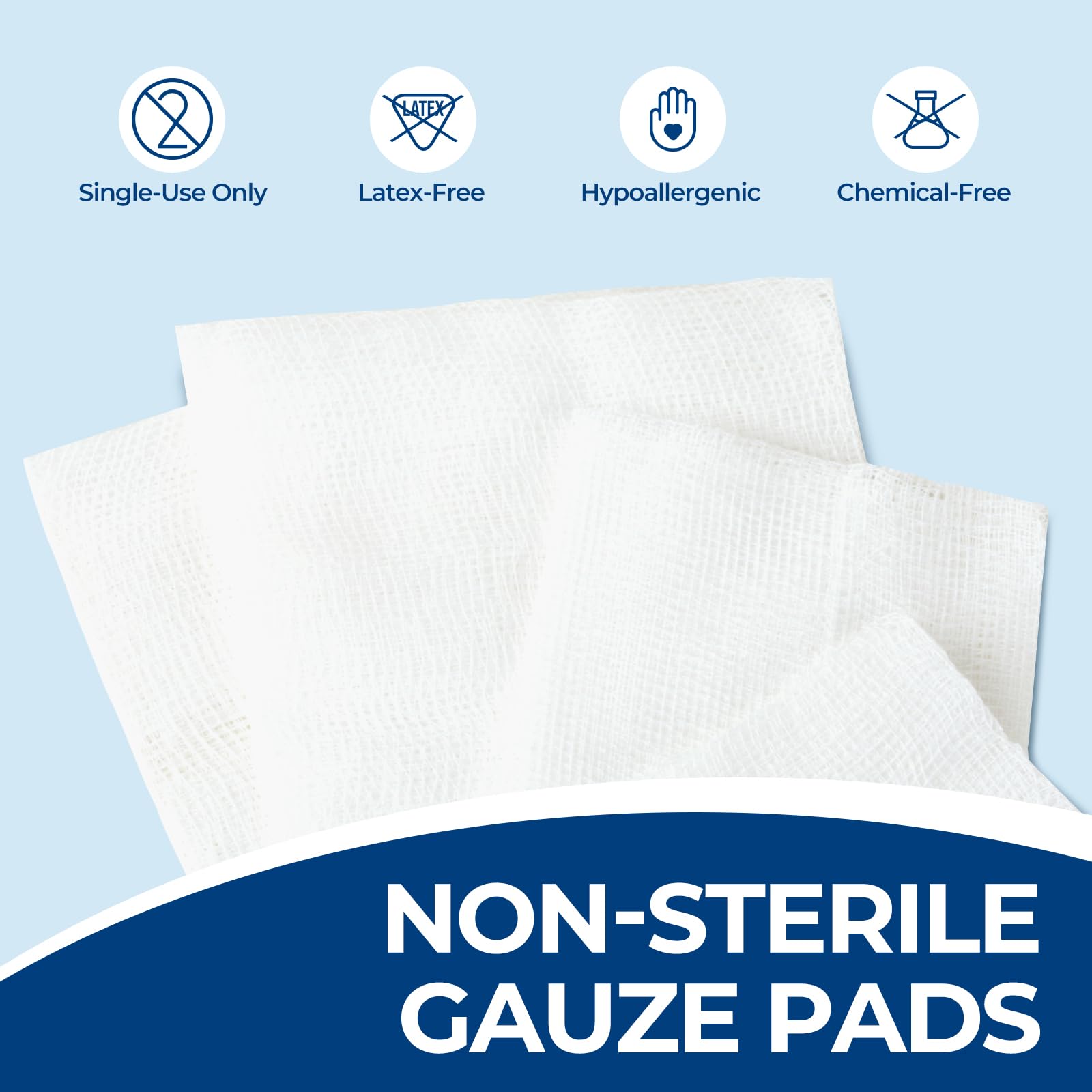 Kingstar 8-ply gauze close-up shows dense weave and durability.