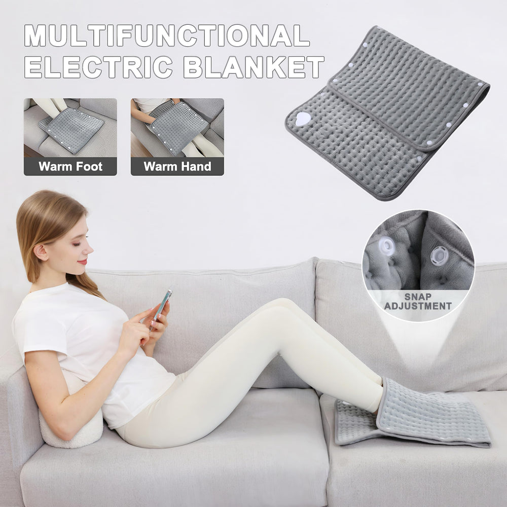 Kingte extra large heating pad is machine washable for easy cleaning.