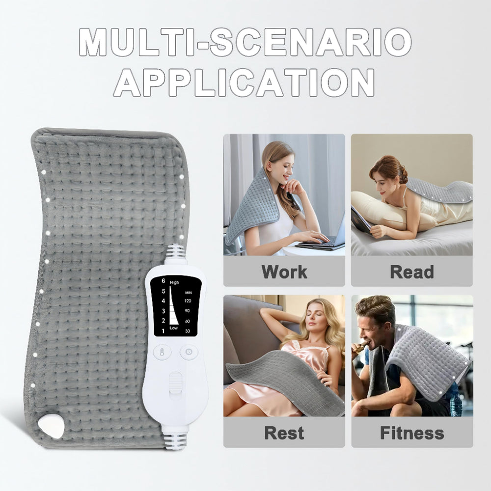 Kingte extra large heating pad carries UL certification for trusted safety.