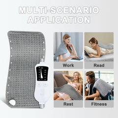 Kingte extra large heating pad carries UL certification for trusted safety.