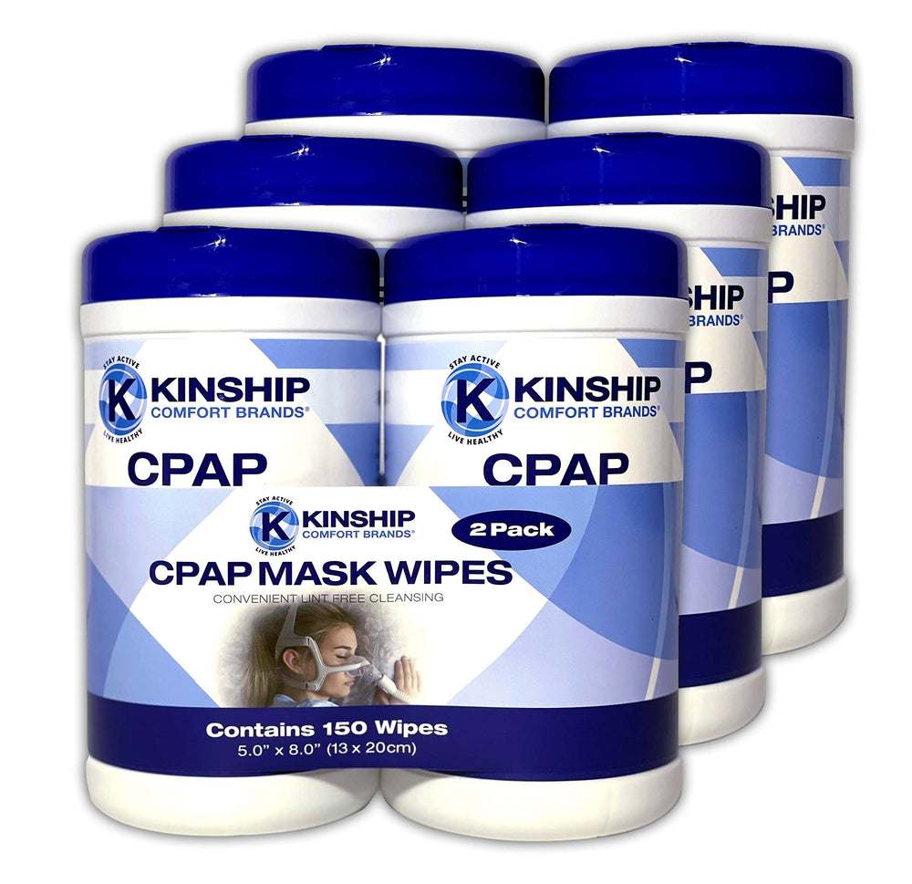 Kinship Comfort CPAP wipes unscented pack for gentle cleaning