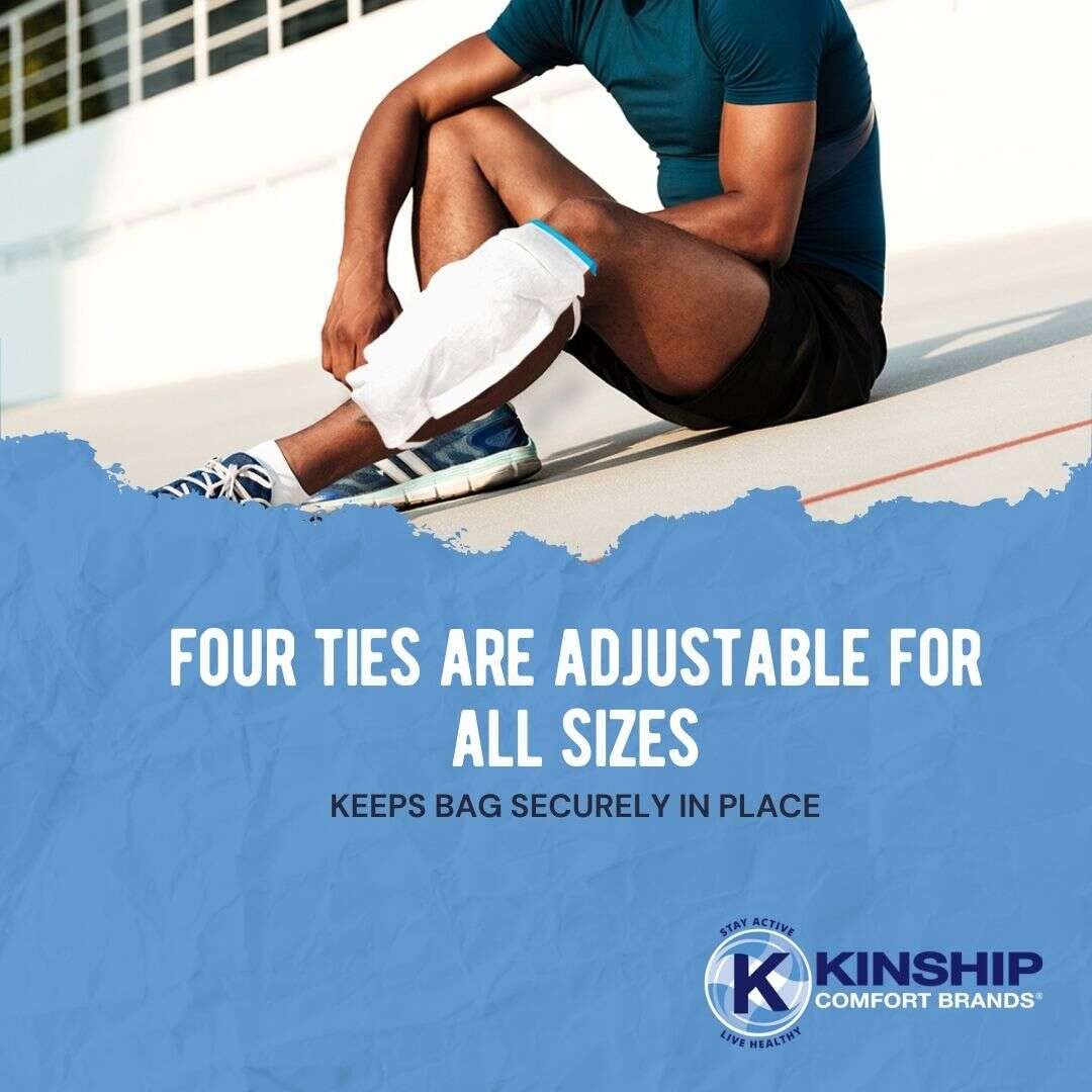Kinship Comfort Brands refillable ice pack for elbow with steady cold coverage