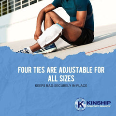 Kinship Comfort Brands refillable ice pack for elbow with steady cold coverage