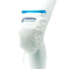 Kinship Comfort Brands refillable ice pack wrap for knee with targeted cooling relief